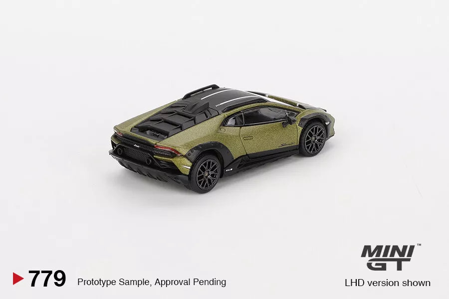 MINI GT 1/64 SCALE LAMBORGHINI HURACAN STERRATO (VERDE GEA MATT) NO:779