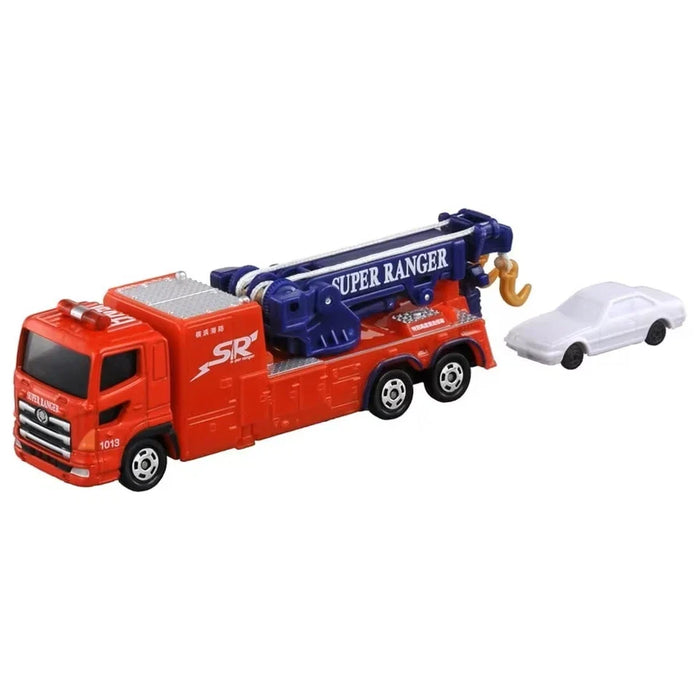 TAKARA TOMY YOKOHAMA CITY FIRE BUREAU SUPER RANGER MOBILITY TOWING WORK VEHICLE  1/90 SCALE NO:132
