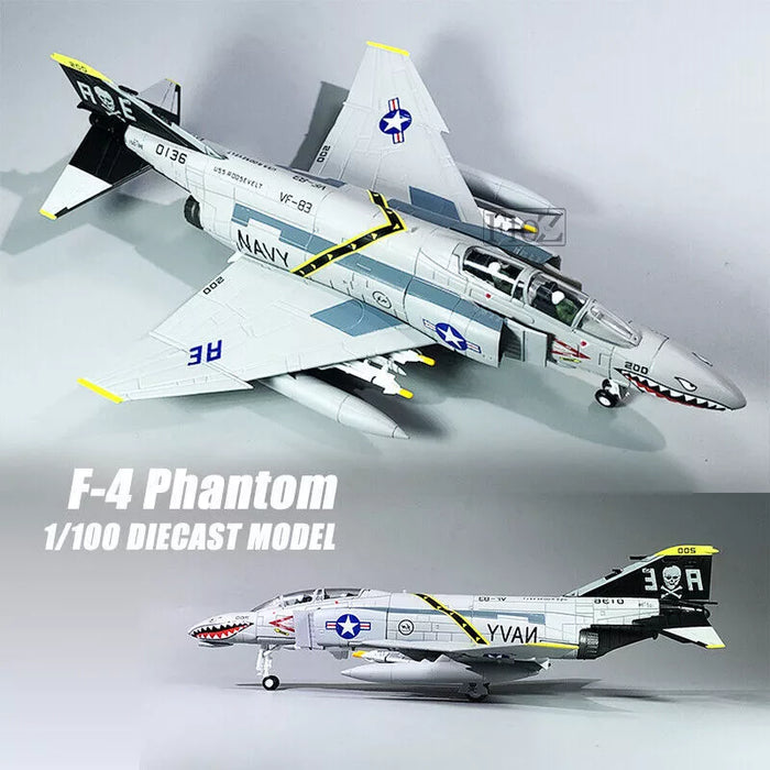 AIRPLANE DIECAST  F-4C PHAHTOM USA SCALE 1/100
