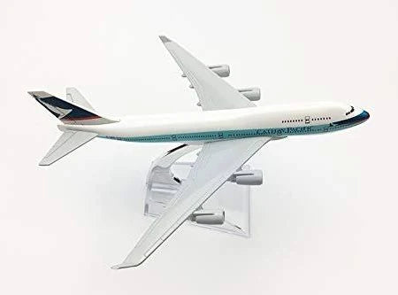 AIRPLANE DIECAST METAL CATHAY B747 16CM