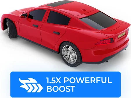 MIRANA WATCH CONTROL TRACER RC CAR HAND & APP CONTROL WITH BLUETOOTH SPEAKER C-TYPE CHARGING HIGH SPEED RACING ( RED )