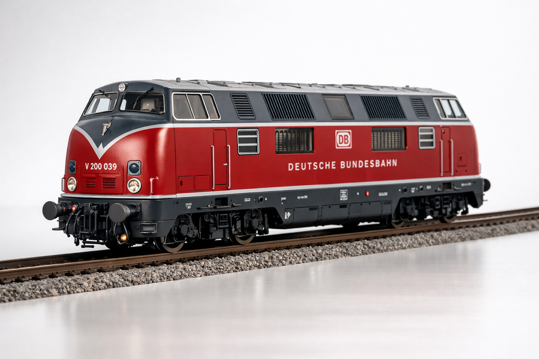 PIKO H0 59709 DIESEL LOCOMOTIVE GAUGE DB CLASS V 200 039 EPOCH III WITH SOUND