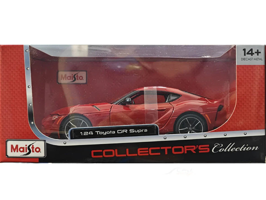 MAISTO TOYOTA GR SUPRA DIECAST MODEL (RED) 1/24 SCALE 52917R
