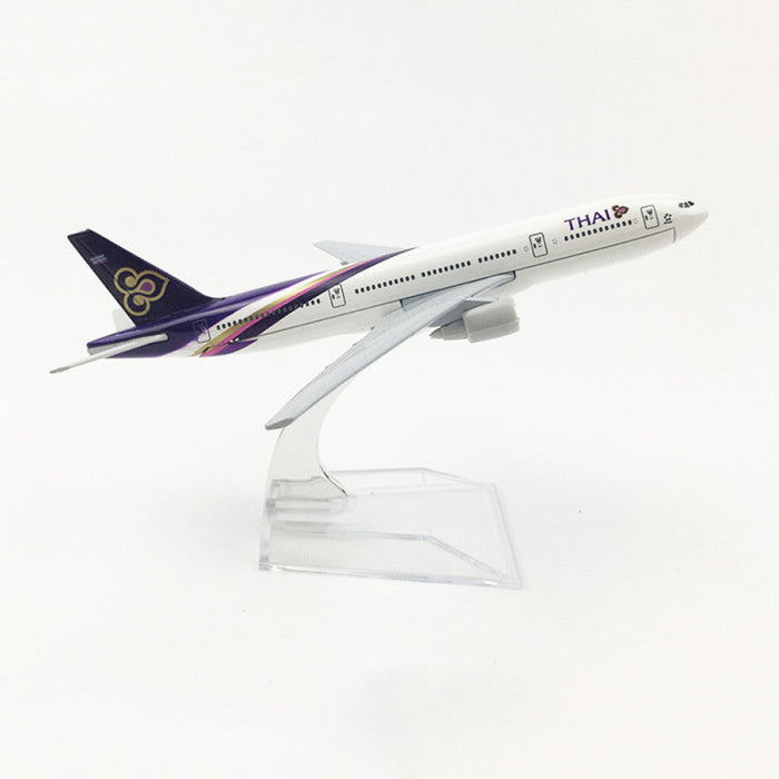 DIECAST AIRPLANE THAI  AIRWAY AIRBUS B777 SCALE 16 CM