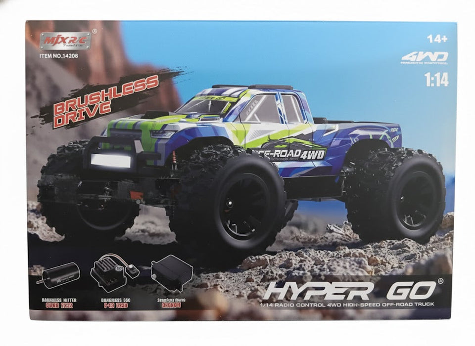 MJX HYPER GO 14208 1/14 4WD HIGH-SPEED OFF-ROAD TRUCK