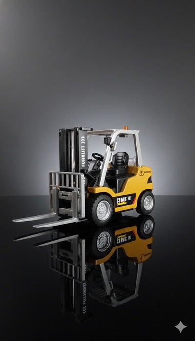 RC FORKLIFT IN MINI SCALE 1:64 ENGINEERING SPEED REGULATING CAR MODEL