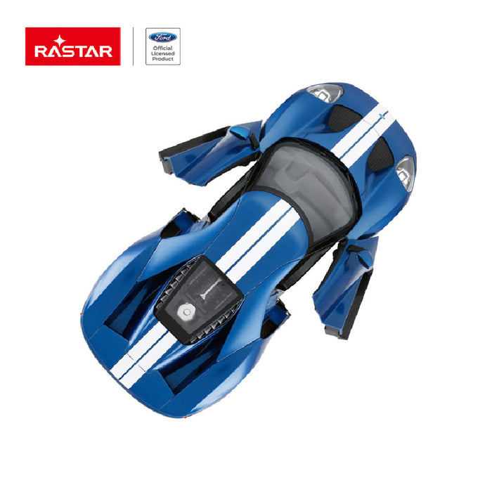 RASTAR FORD GT 78100 RC CAR 1/14 SCALE (BLUE)