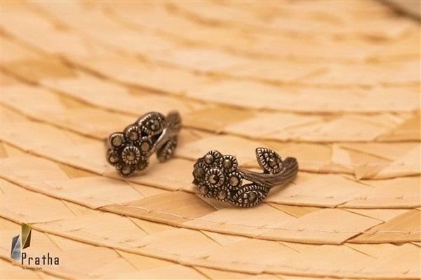 Marcasite Flower Studds