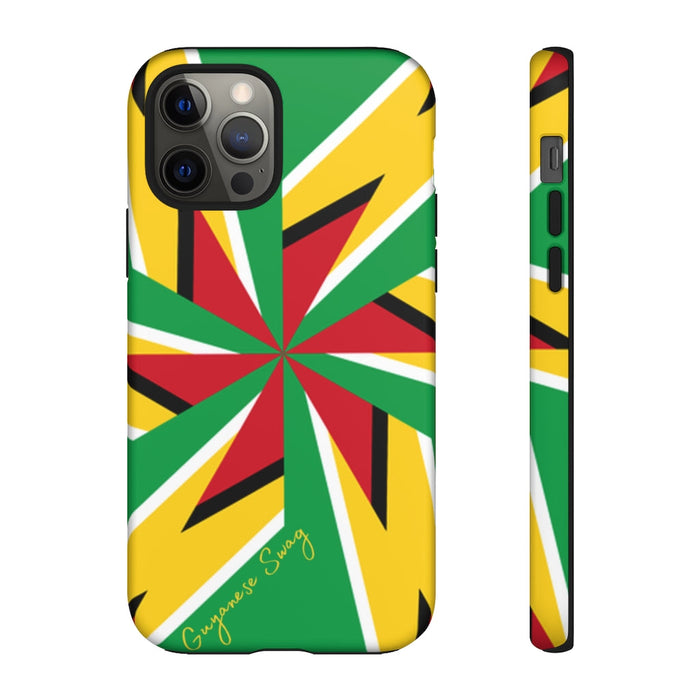 Guyanese Swag Guyana Artistic Flag Phone Tough Case