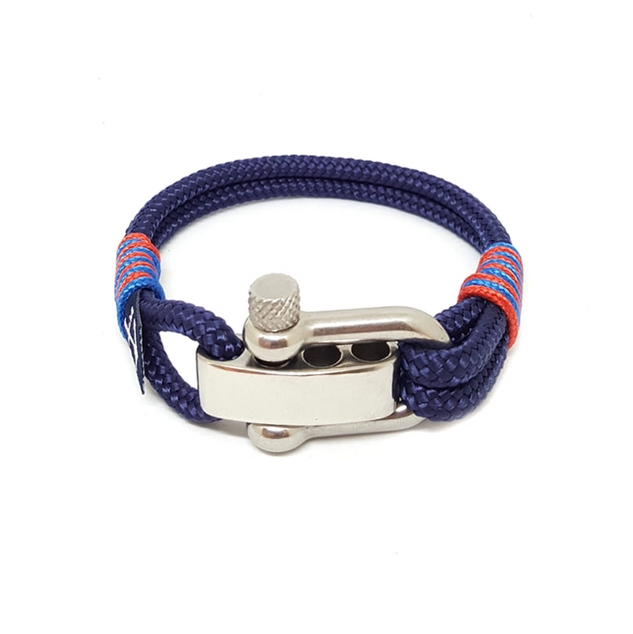 Adjustable Shackle Yachting Nautical Bracelet