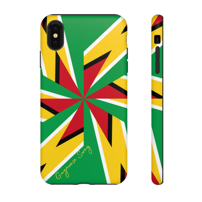 Guyanese Swag Guyana Artistic Flag Phone Tough Case