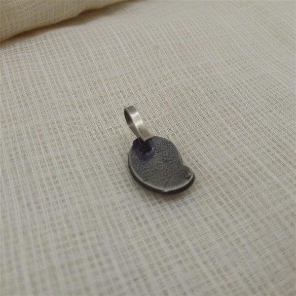 Mango Shaped Nose Pin in Silver