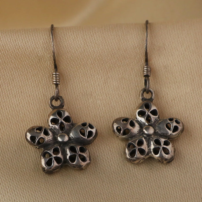 Cutwork Floral Earrings