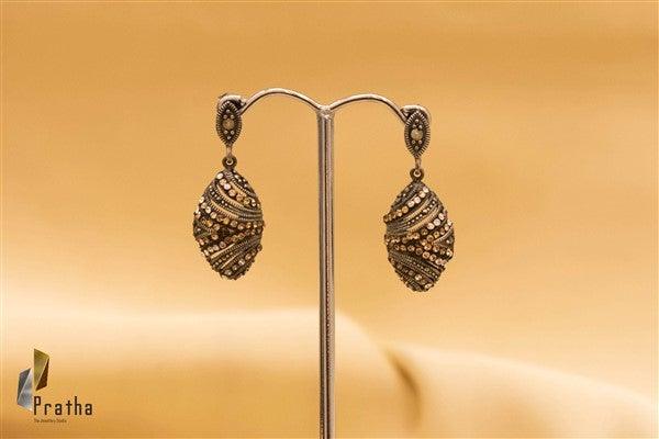 Marcasite - Pink Earrings