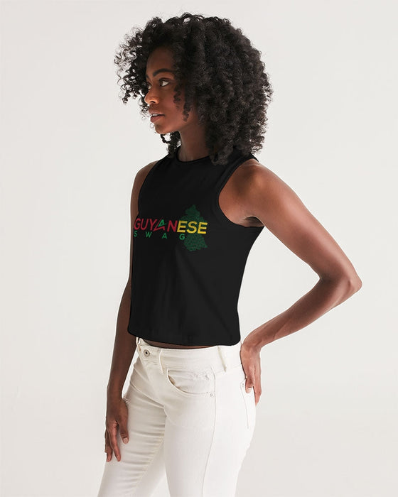 Guyanese Swag Guyana Map Women's Cropped Tank