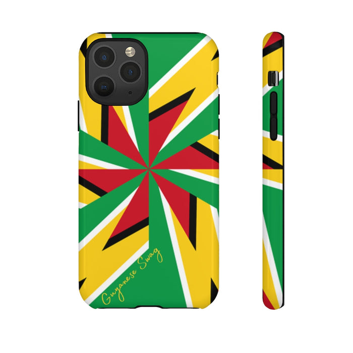 Guyanese Swag Guyana Artistic Flag Phone Tough Case