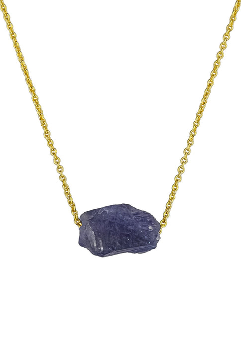 Raw Stone Pendant Necklace by Bombay Sunset