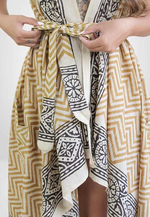 Mustard Tanger Boho Dress by Bombay Sunset