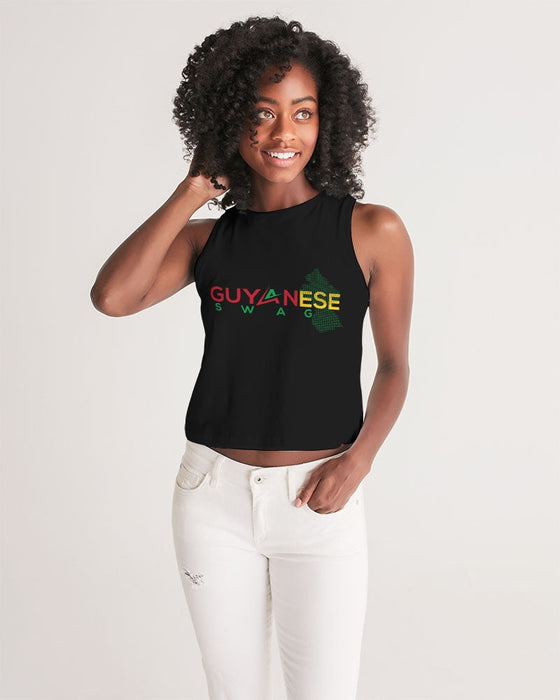 Guyanese Swag Guyana Map Women's Cropped Tank