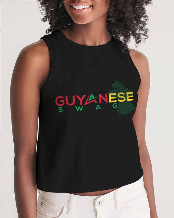 Guyanese Swag Guyana Map Women's Cropped Tank