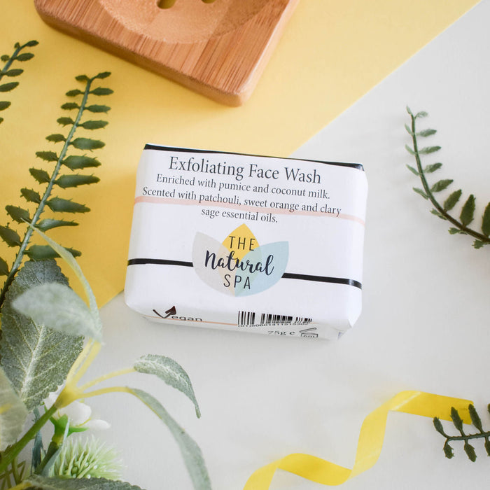 Exfoliating Face Wash Bar - Patchouli, Clary Sage , Sweet Orange