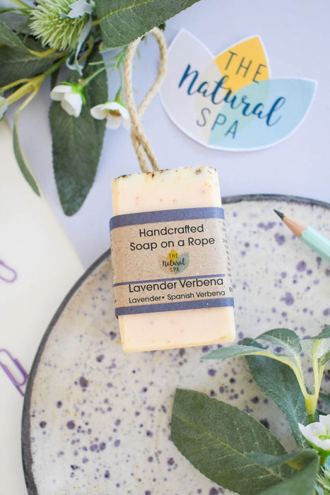 Lavender Verbena Soap on a Rope - 100g