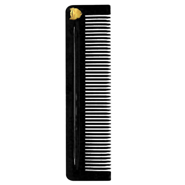 Black Acetate Beard Comb