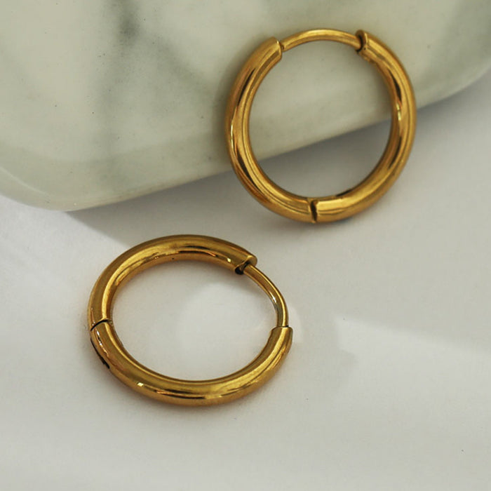 GABRIELLA Wide Hoop Earrings