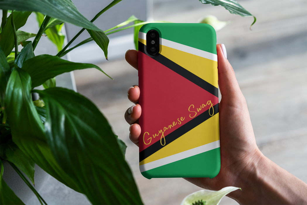 Guyanese Swag Guyana Flag Phone Tough Case