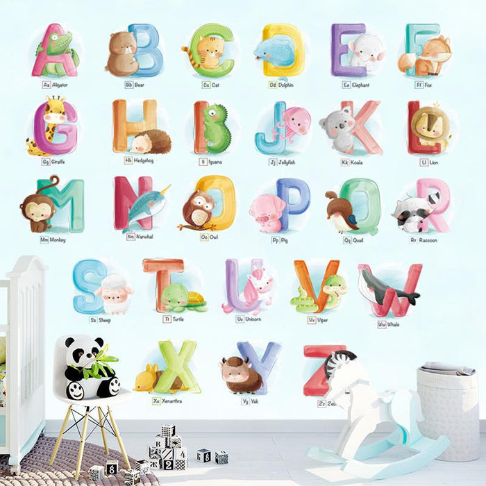 Cute Aquarelle Alphabet