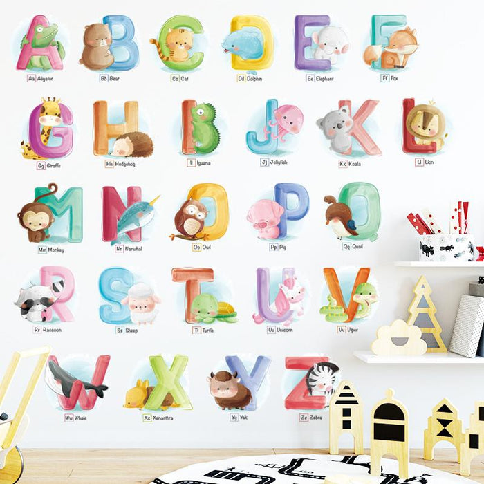 Cute Aquarelle Alphabet