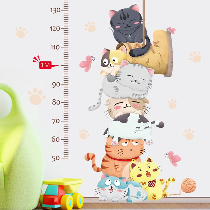 Funny Cats Height Chart