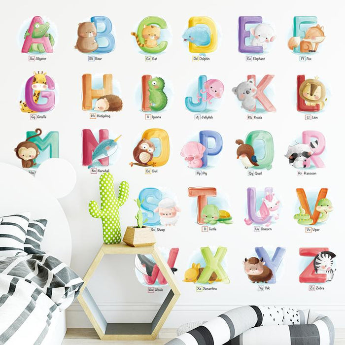 Cute Aquarelle Alphabet