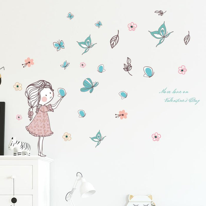 Little Girl's Butterfly Dream