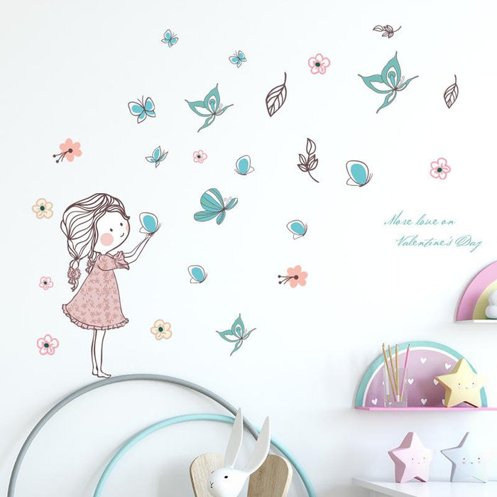 Little Girl's Butterfly Dream