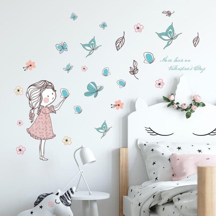 Little Girl's Butterfly Dream