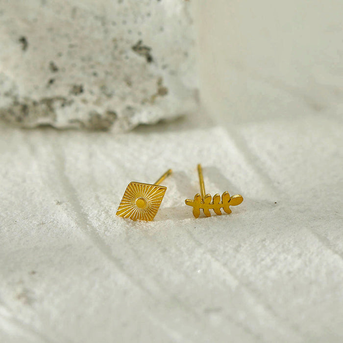 MATILDA 2-Pair Stud Earrings Set