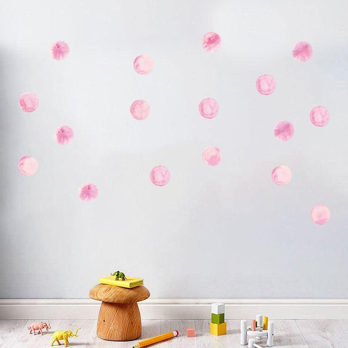 Pink Dots Wall Pattern