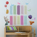 Educational wall decal multiplication table