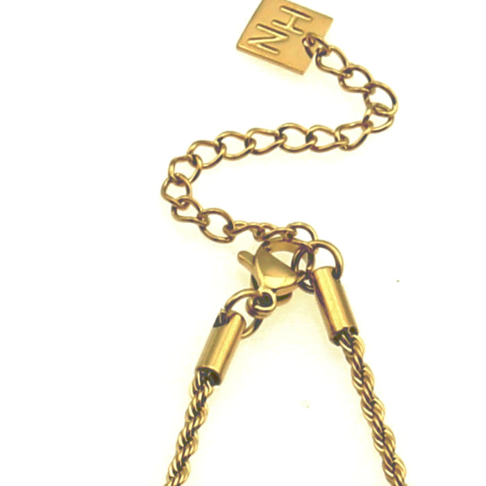 ULYANA Rope Chain Gold Necklace