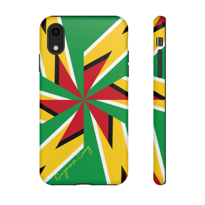 Guyanese Swag Guyana Artistic Flag Phone Tough Case