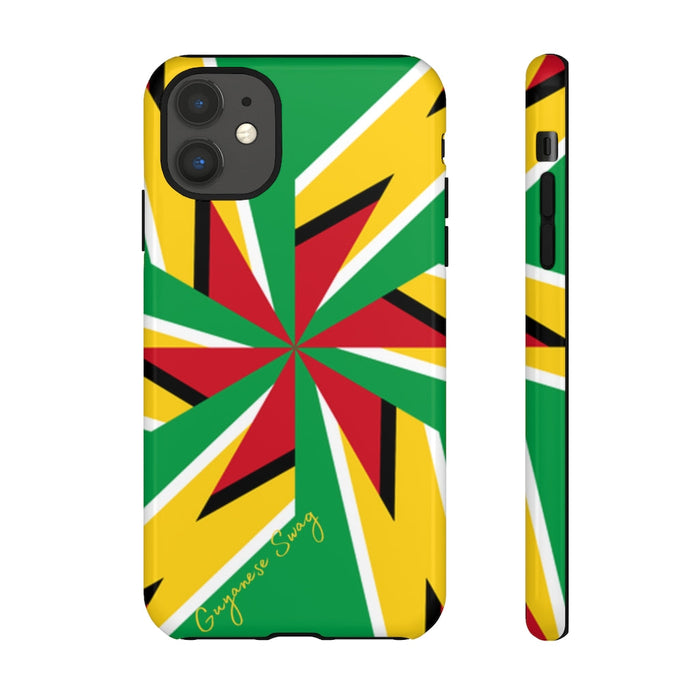 Guyanese Swag Guyana Artistic Flag Phone Tough Case