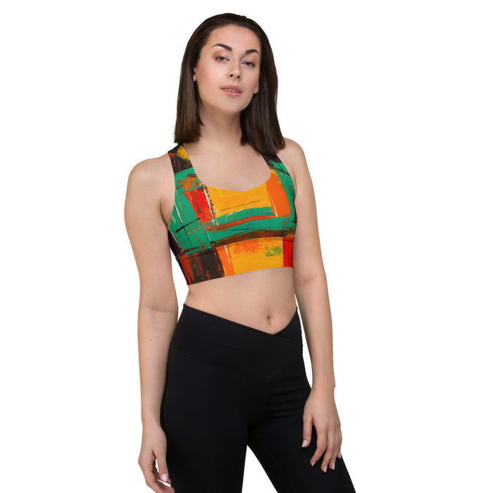 Gianneli Colours Longline Sports Bra