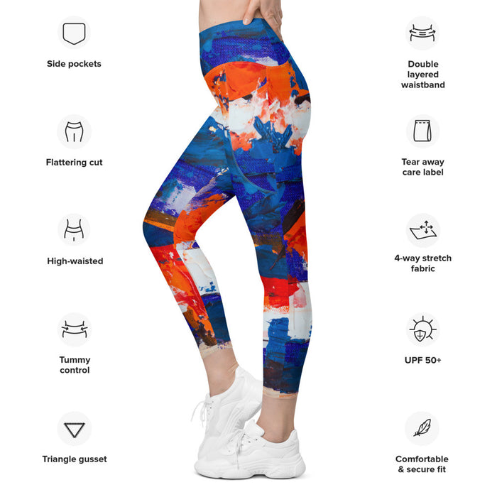 Gianneli Colours Leggings With Pockets