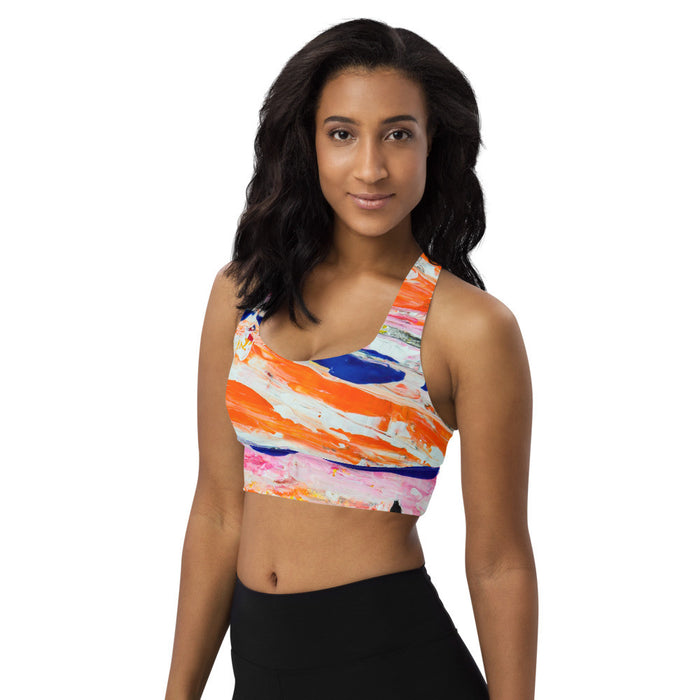 Gianneli Colours Longline Sports Bra