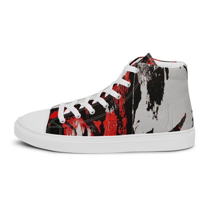 Gianneli Colours Handmade Men’s High Top Canvas Shoes