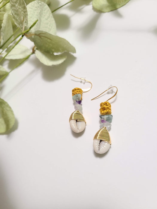 Healing Cowrie Earrings