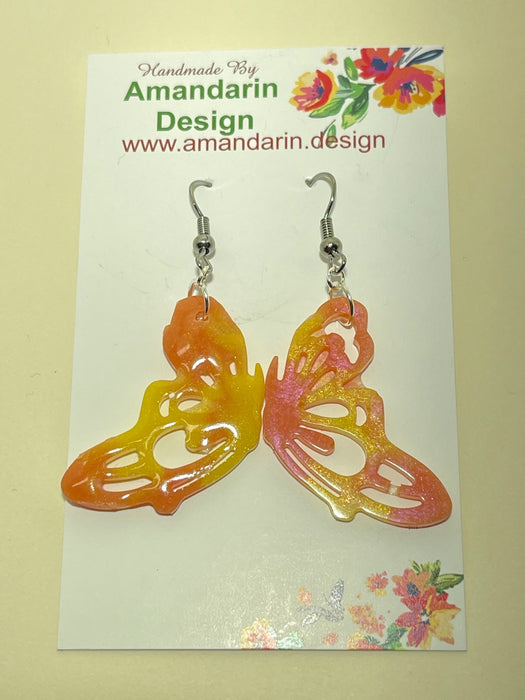 Handmade Resin Retro Earrings