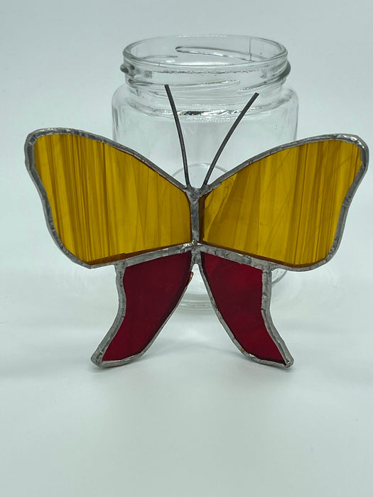 Butterfly Leadlight Suction Cap.