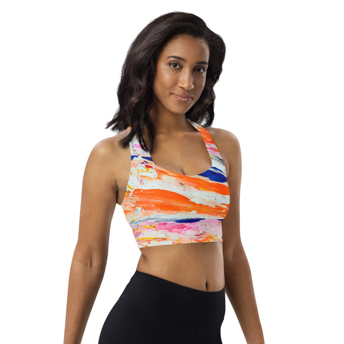 Gianneli Colours Longline Sports Bra